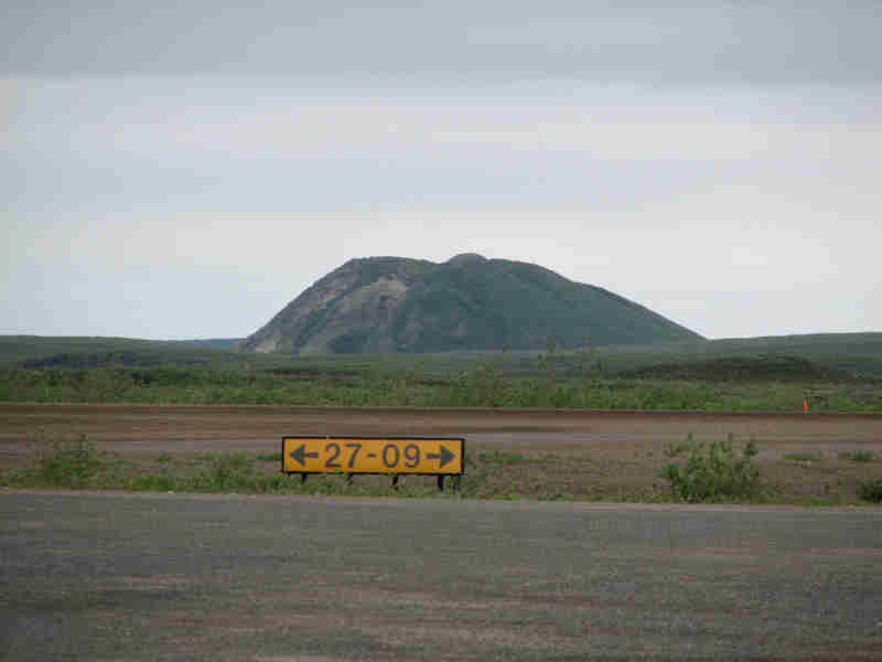 Inuvik Airport, a Pingo (second largest in the world)
