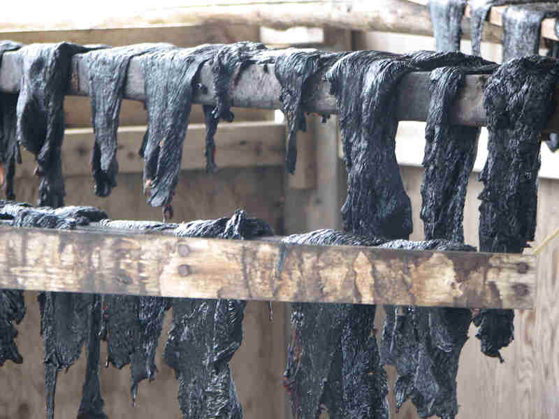 Tuktoyaktuk, Seal Meat in the Smoke House

