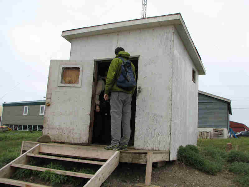 Tuktoyaktuk, Entrance to the Ice House
